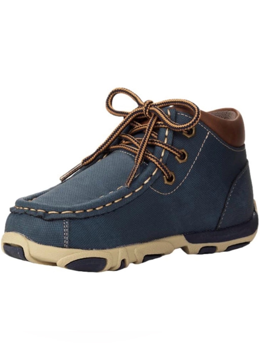 Twister Casual Boots Boys Jayden Chukka Toddler 8 Leather Accent Blue 443008827